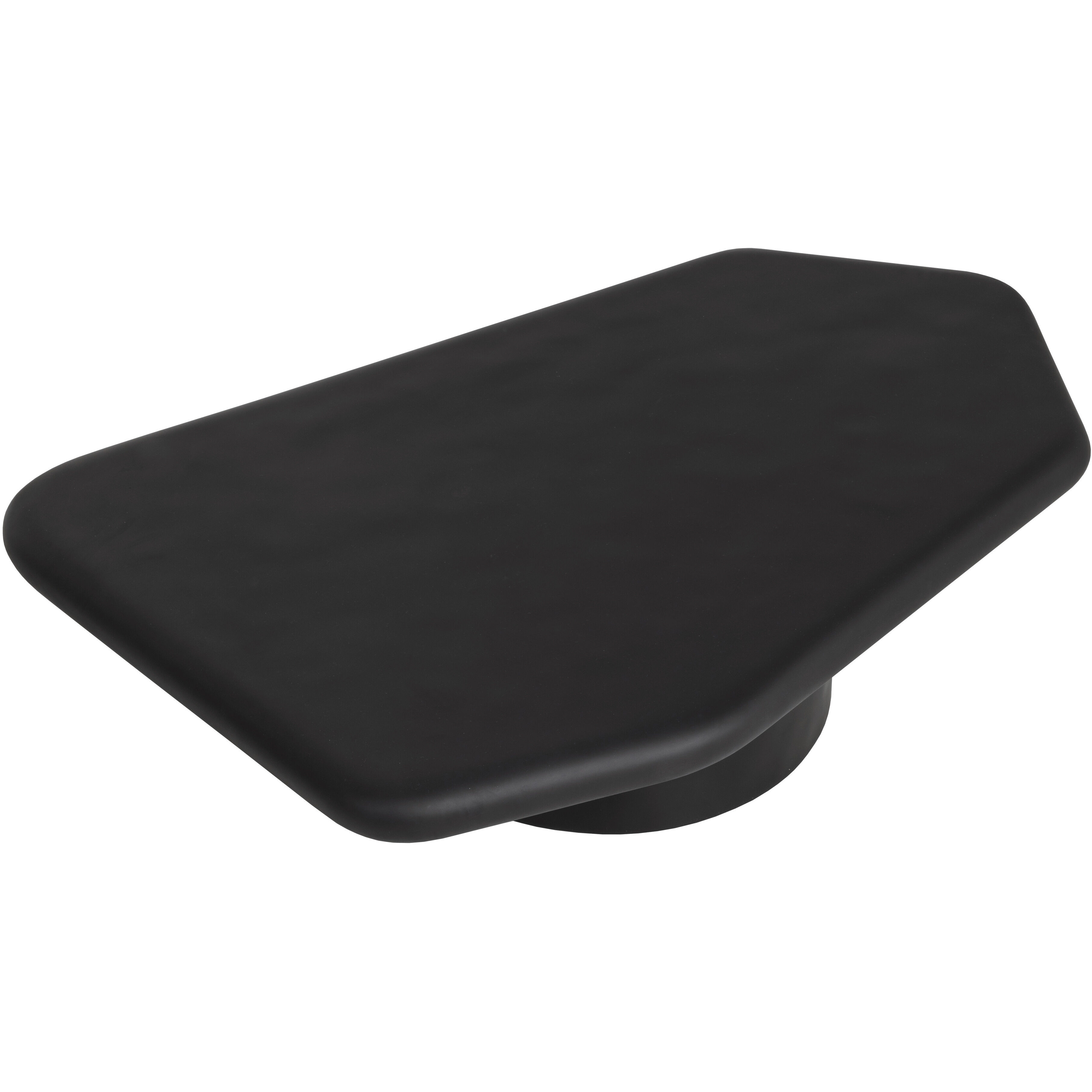 Detti 47.25 X 31 inch Matte Black Outdoor Coffee Table